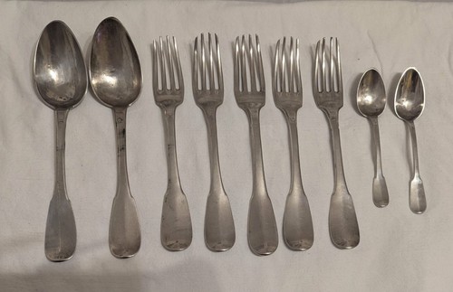 Antique silverware 950 solid - antique, |