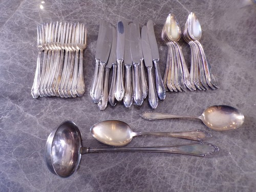 Elegant baroque silverware - baroque,