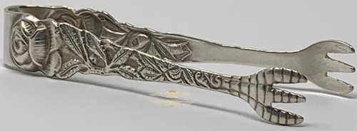 Vintage cutlery sugar - sugar, tongs