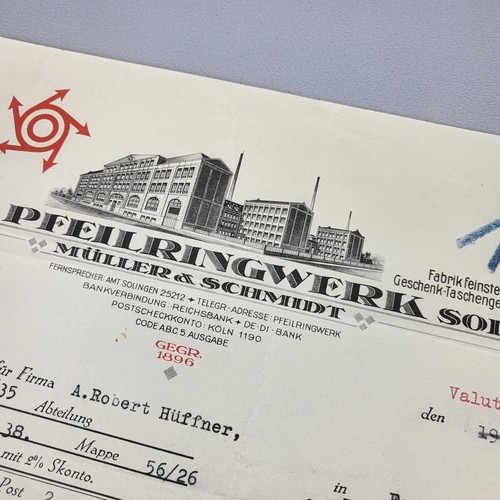 Invoice pfeilringwerk müller - pfeilringwerk,