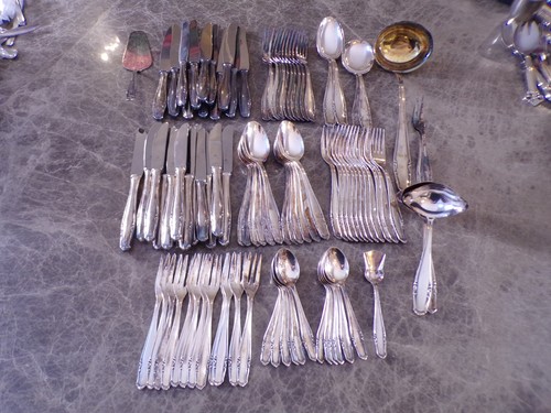 Extensive baroque cutlery - cutlery, set