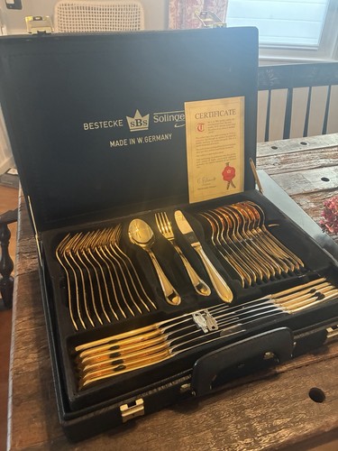 Gold plated stainless steel - stainless,