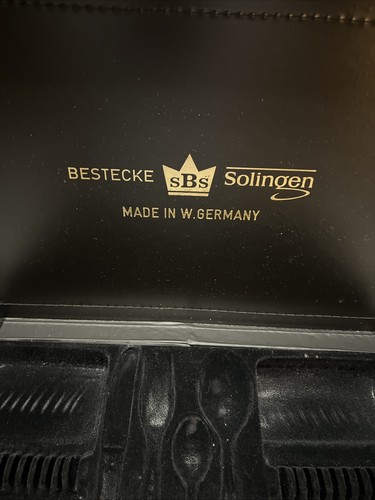 Bestecke solingen black case - black, (case