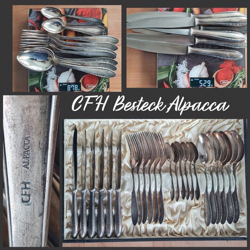 Old cutlery silver plated - cutlery,