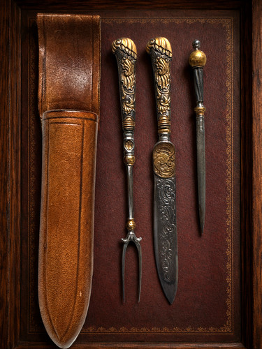 Baroque travel cutlery