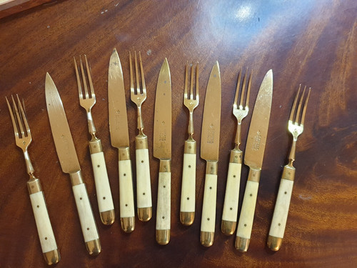 Antique fruit cutlery - , the