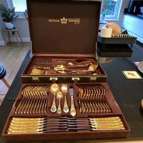 Sbs solingen gold plated 70pce - solingen,