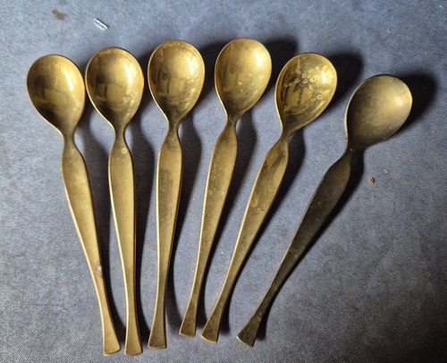 Grasoli gold spoons - 6, /